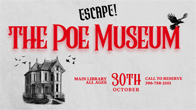 Event image: Escape from the Edgar Allan Poe Museum
